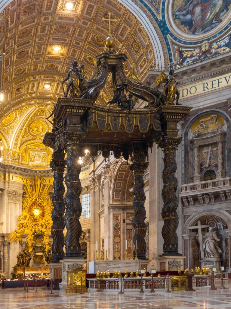 Baldaquin Bernin Saint Pierre Vatican