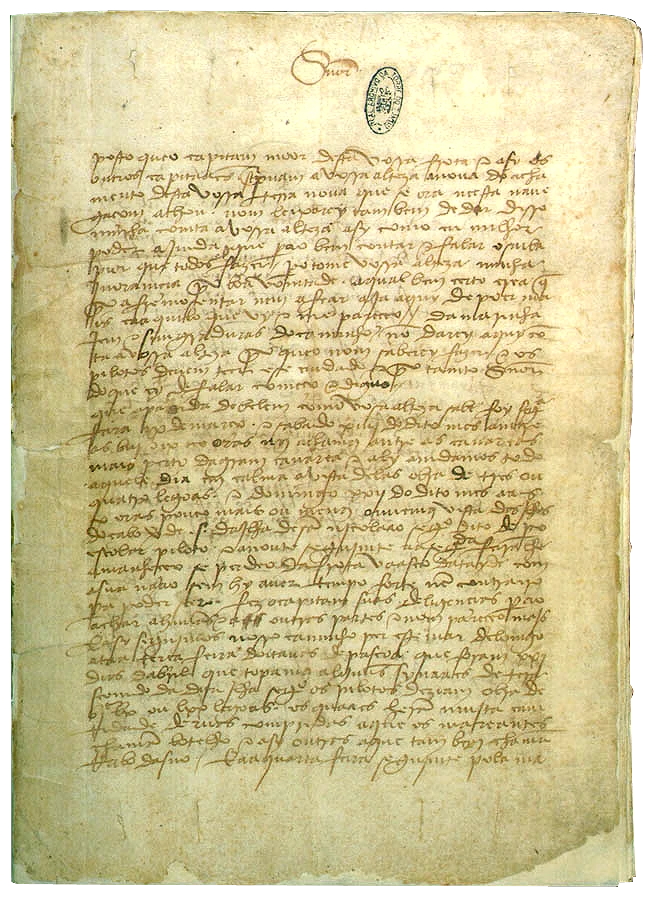 Carta caminha folio01r