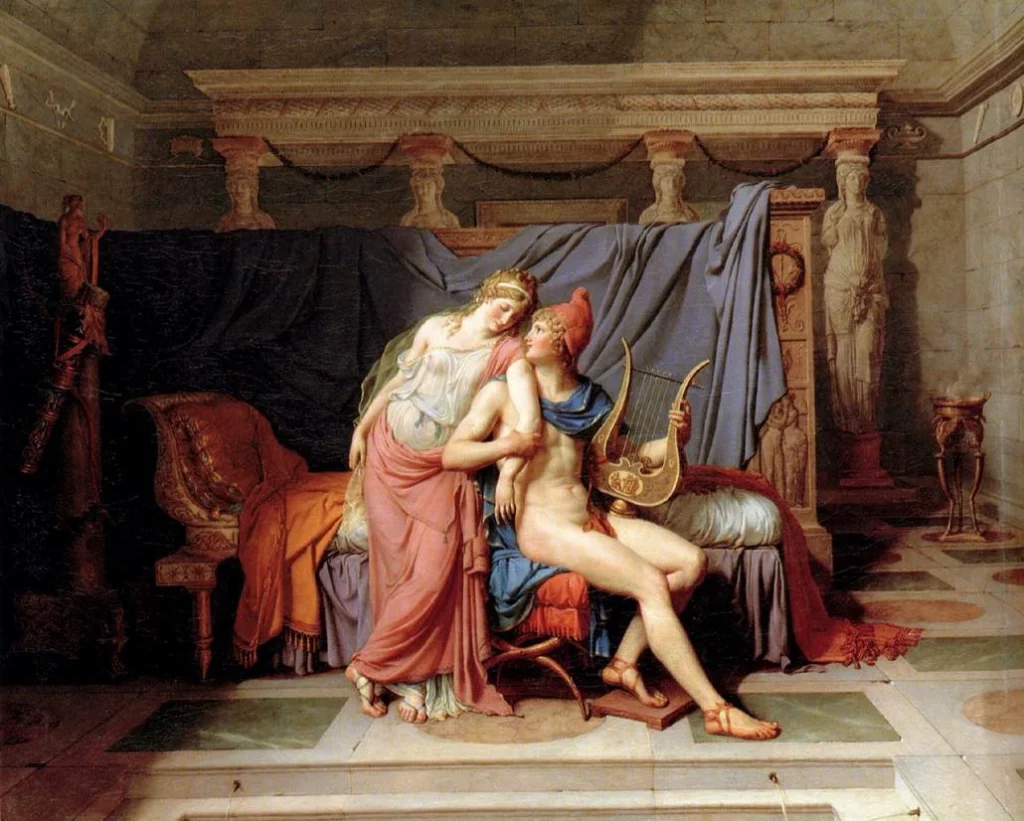 Jacques Louis David The Loves of Paris and Helen WGA6057