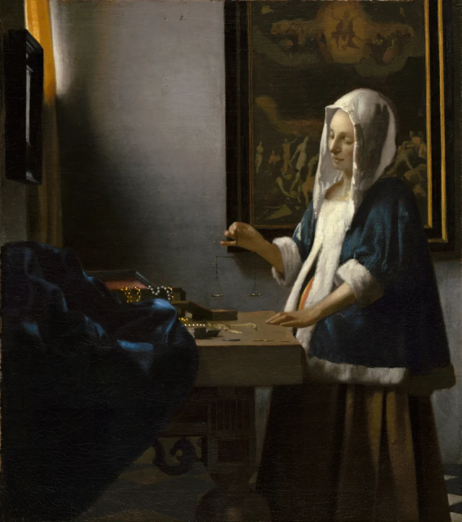 Johannes Vermeer Woman Holding a Balance Google Art Project